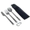 JAMET Set de 3 couverts titane