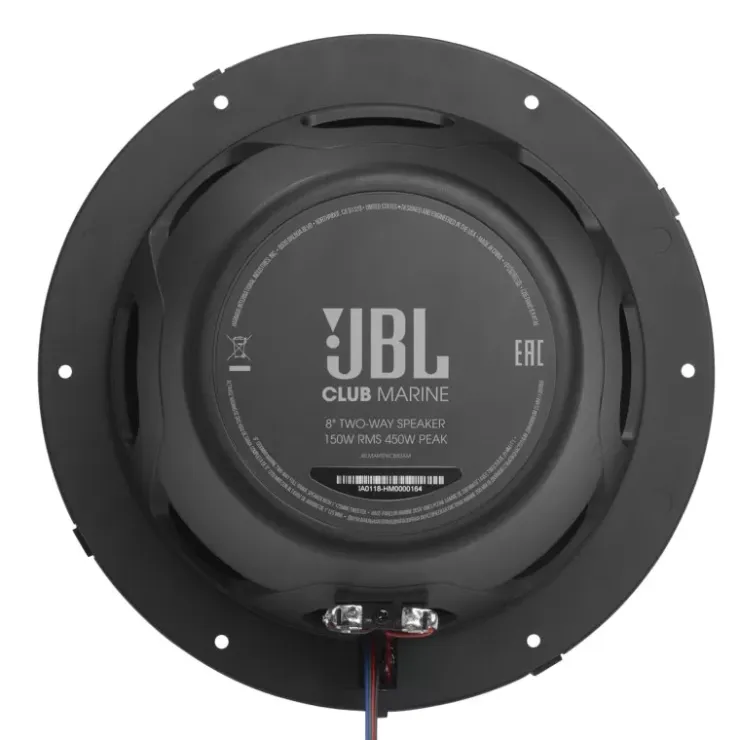 New JBL Club Marine 8 | Paire de Haut-Parleurs 8"