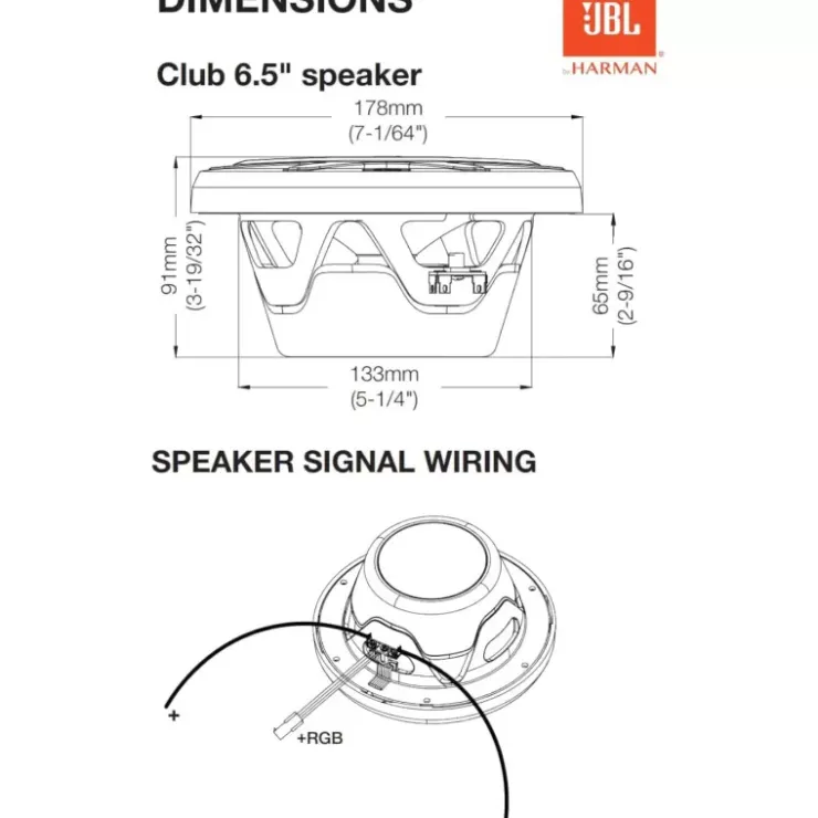 Best JBL Club Marine 6 | Paire de Haut-Parleurs 6,5"