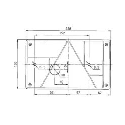 Clearance Jokon Feu 5 fonctions 200 x 110 mm