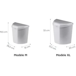 Hot Kampa Dustie Poubelle avec supports