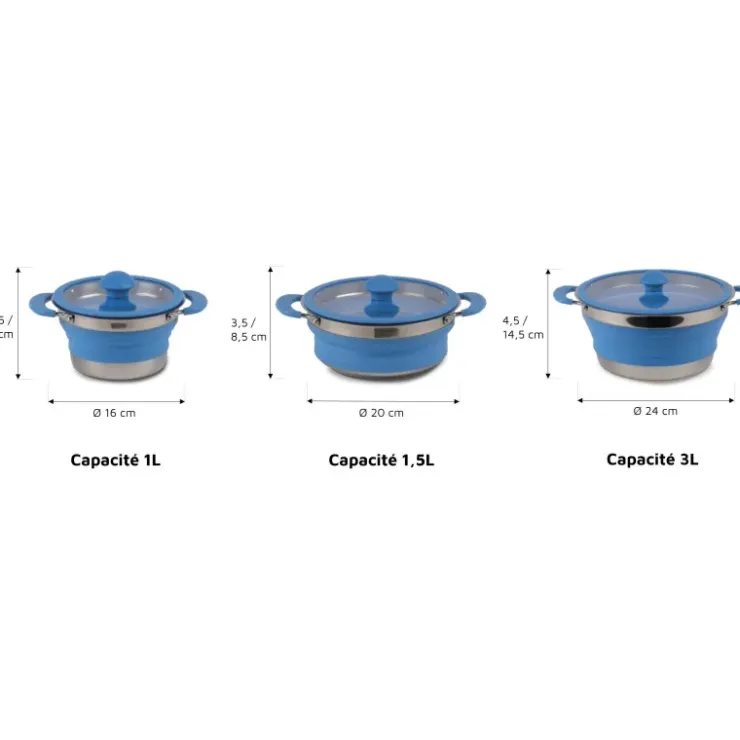 Outlet Kampa Saucepans Faitout pliable