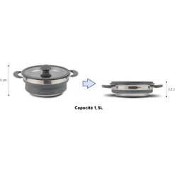 Outlet Kampa Saucepans Faitout pliable