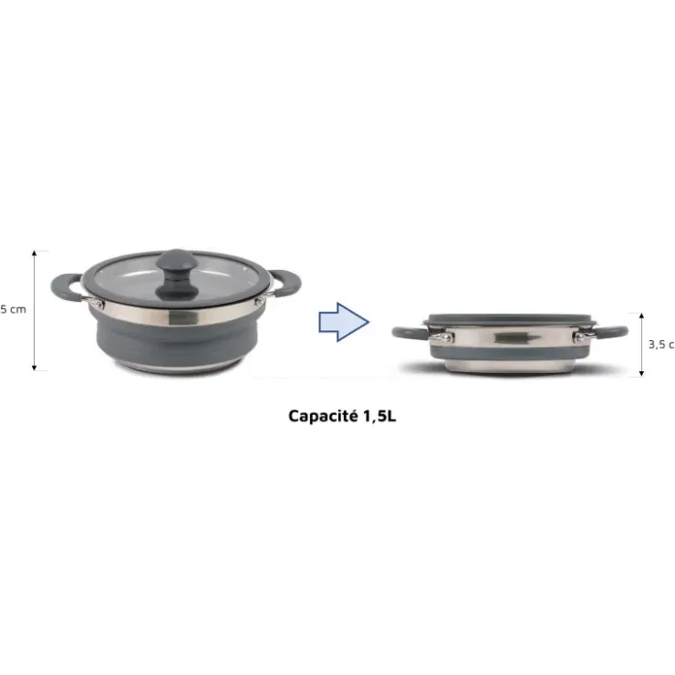 Outlet Kampa Saucepans Faitout pliable