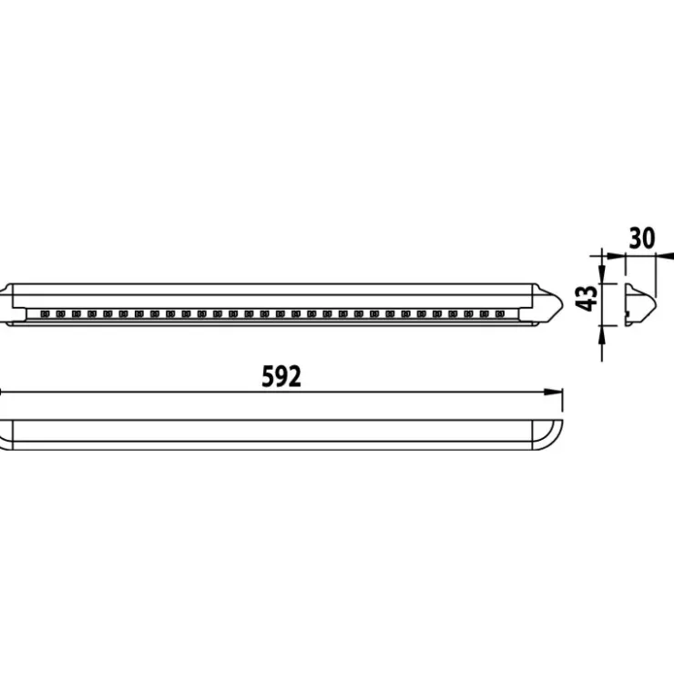 Sale Labcraft Rail plafonnier LED étanche