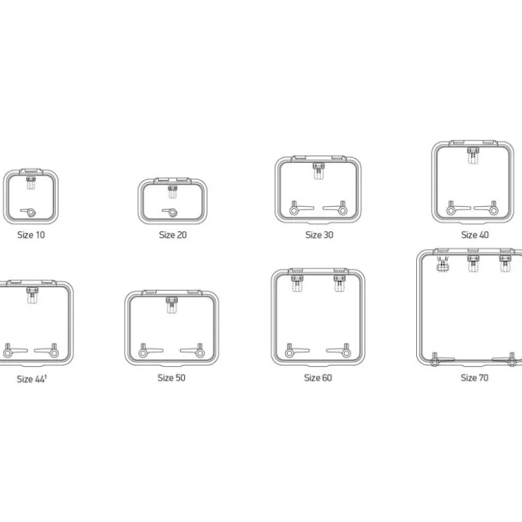 Outlet Lewmar Panneau Ocean | Base avec rebord