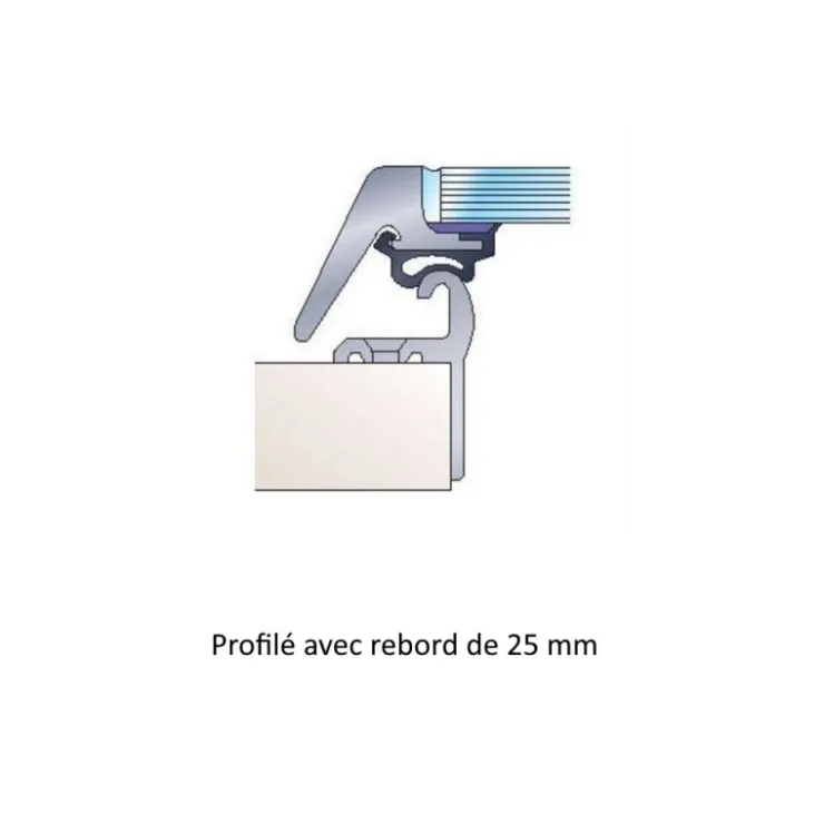 Outlet Lewmar Panneau Ocean | Base avec rebord