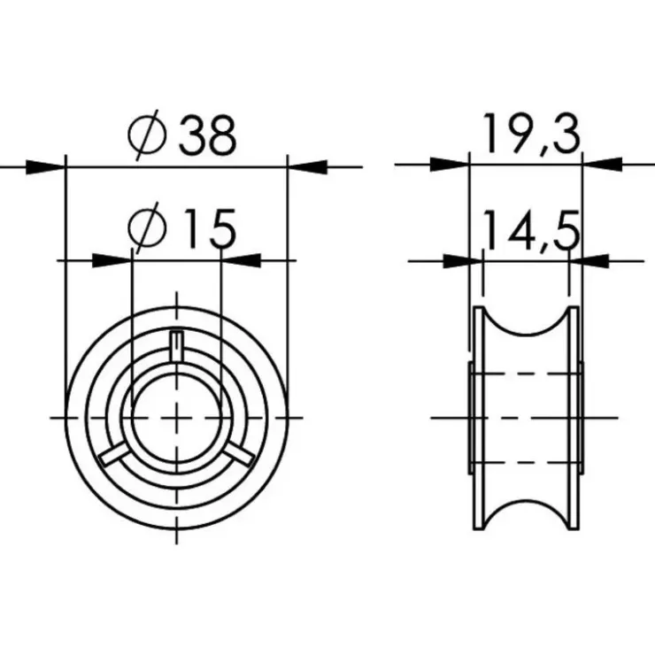 Discount Lewmar Réa de rechange ø 38 en acetal