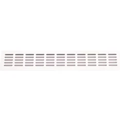 Clearance Lilie Grille alu 400 x 80 mm