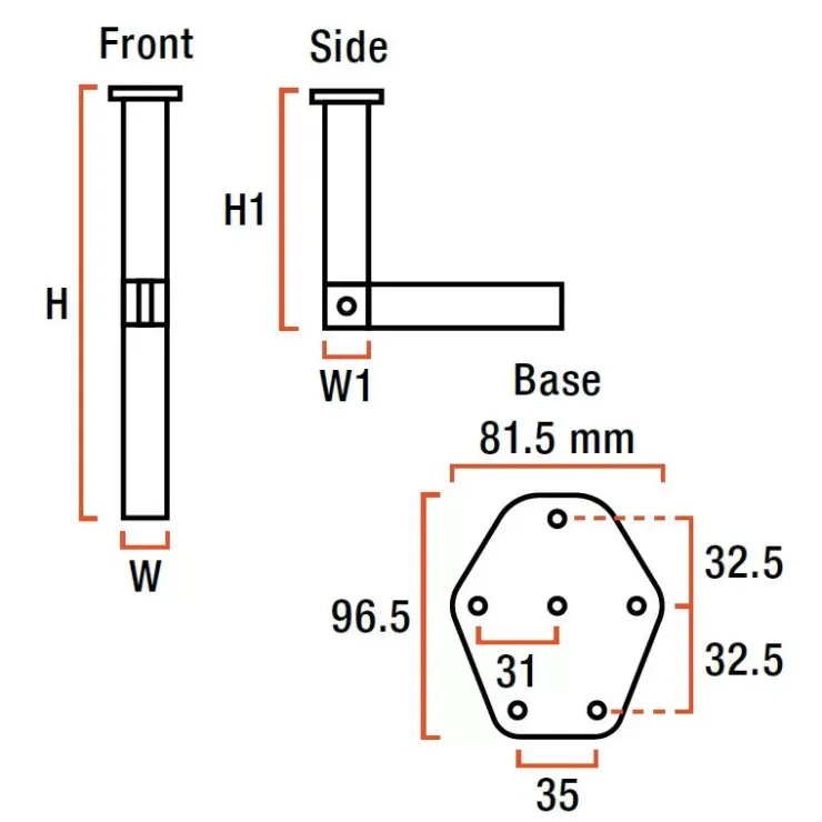 Outlet Lippert Components LIPPERT Astro 1 articulé 310 - 740 mm