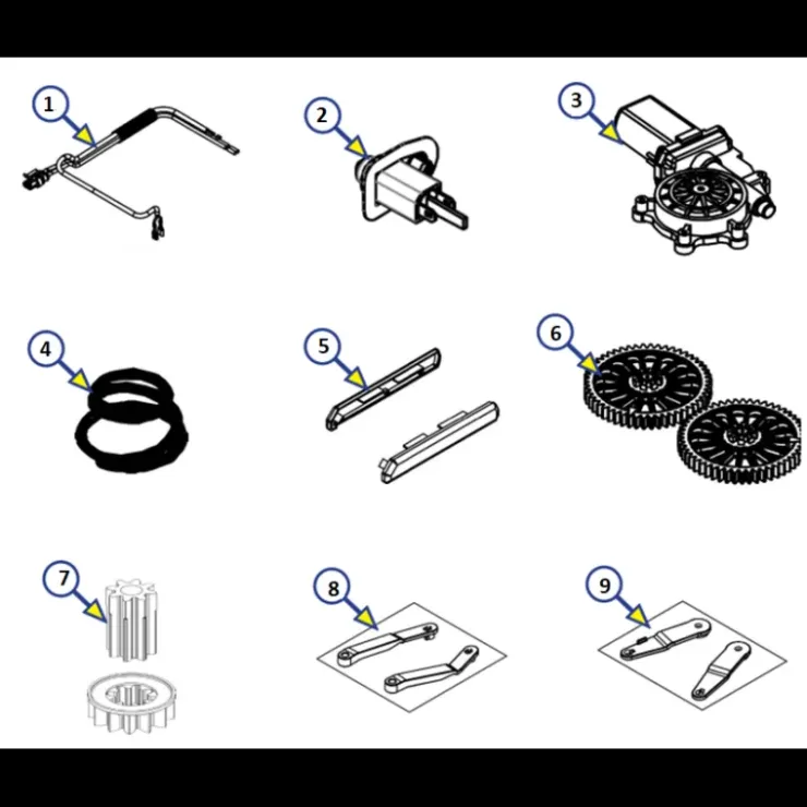 Lippert Components LIPPERT Pièces détachées marchepieds Project 2000