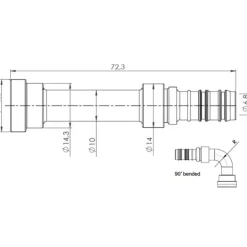Sale LPG-FIT Kit coudé XD-6