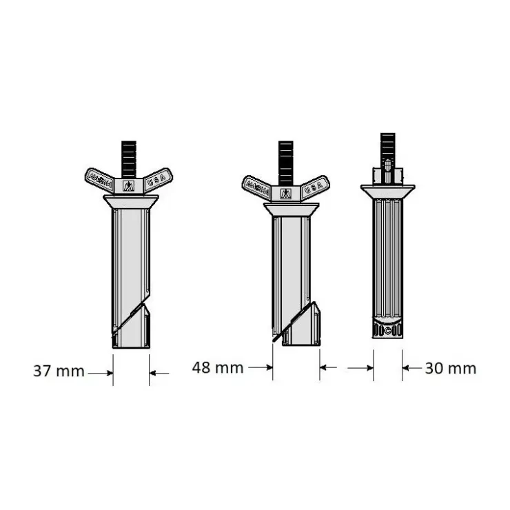 Outlet Magma Support porte canne BBQ rectangulaire / table