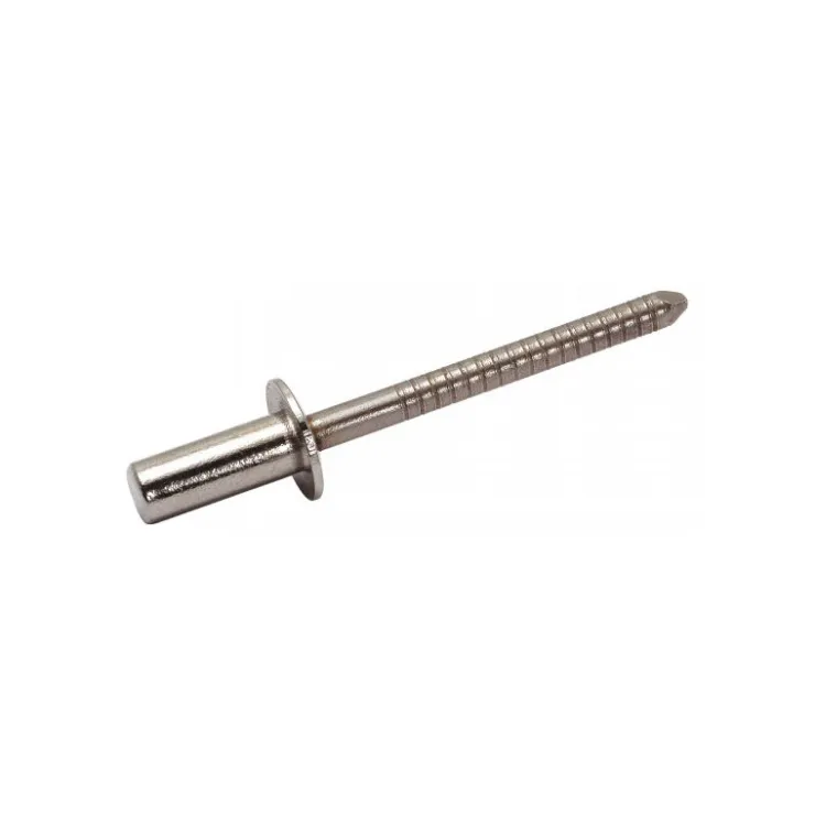 Hot Marinox Rivet tête plate alu/acier | ø 4 mm