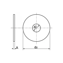 Clearance Marinox Rondelle inox A4 plate | Extra-Large LLU