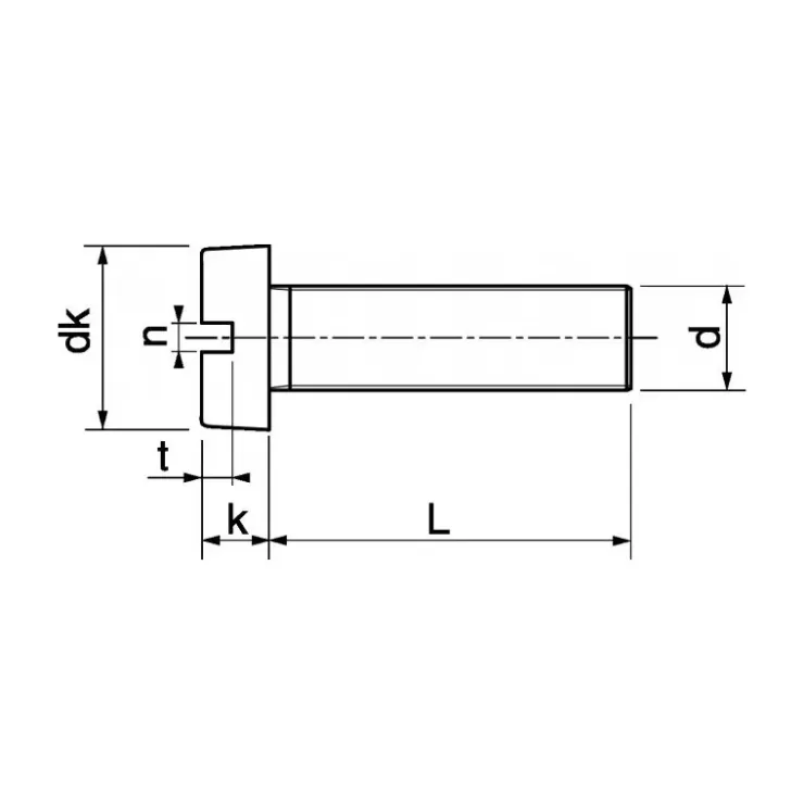 Best Marinox Vis métaux + écrou inox A4 T.C Fendue | ø 8 mm