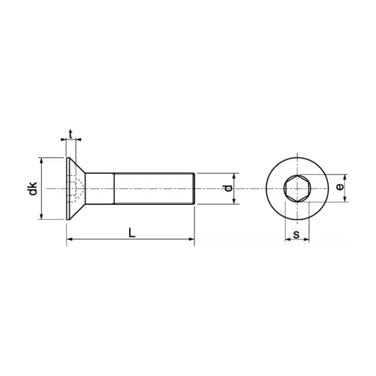 New Marinox Vis métaux inox A4 T.F.H.C | ø 6 mm