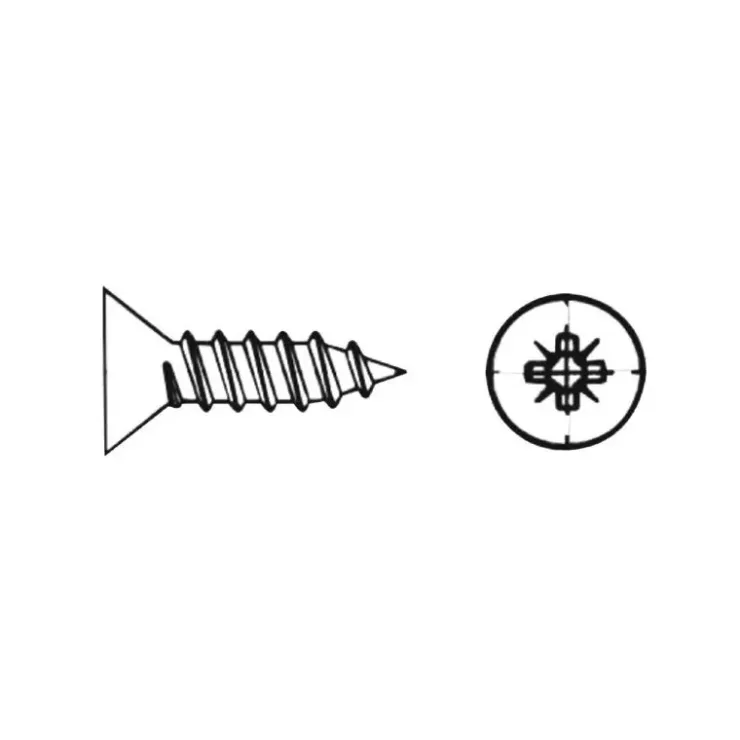 Clearance Marinox Vis tôle inox A4 T.F Pozi | ø 4,2 mm