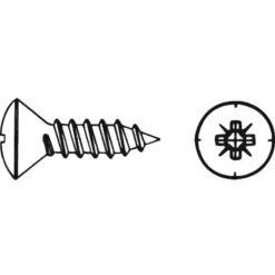 New Marinox Vis tôle inox A4 T.F.B Pozi | ø 3,5 mm