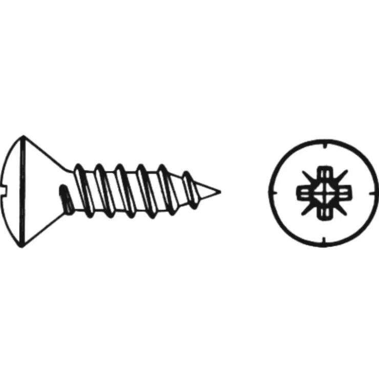 Best Marinox Vis tôle inox A4 T.F.B Pozi | ø 4,2 mm