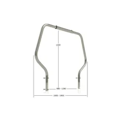 MATC Roll-Bar RTC48 | Noir Thermolaqué
