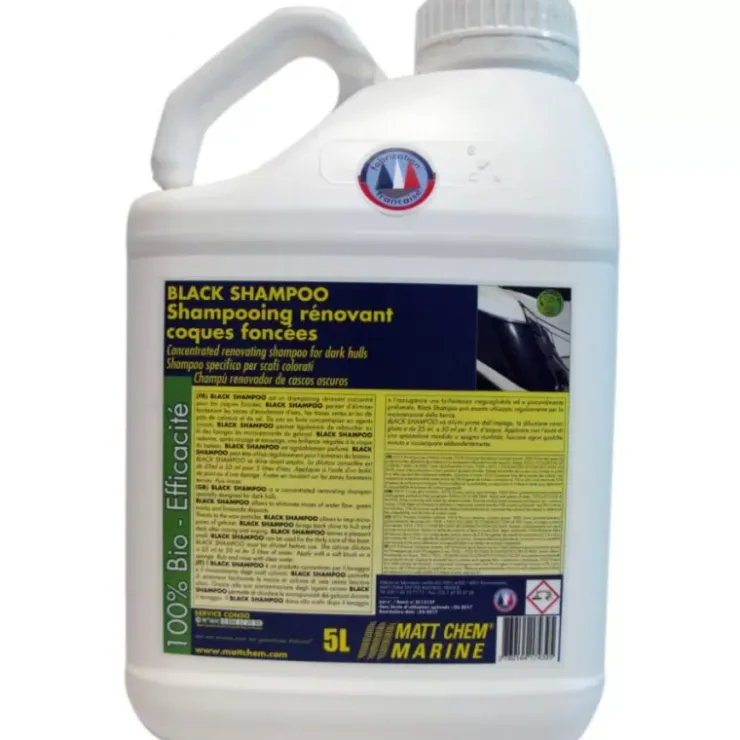 Best Matt Chem Marine MATT CHEM Black Shampoo shampoing rénovant pour coque foncée