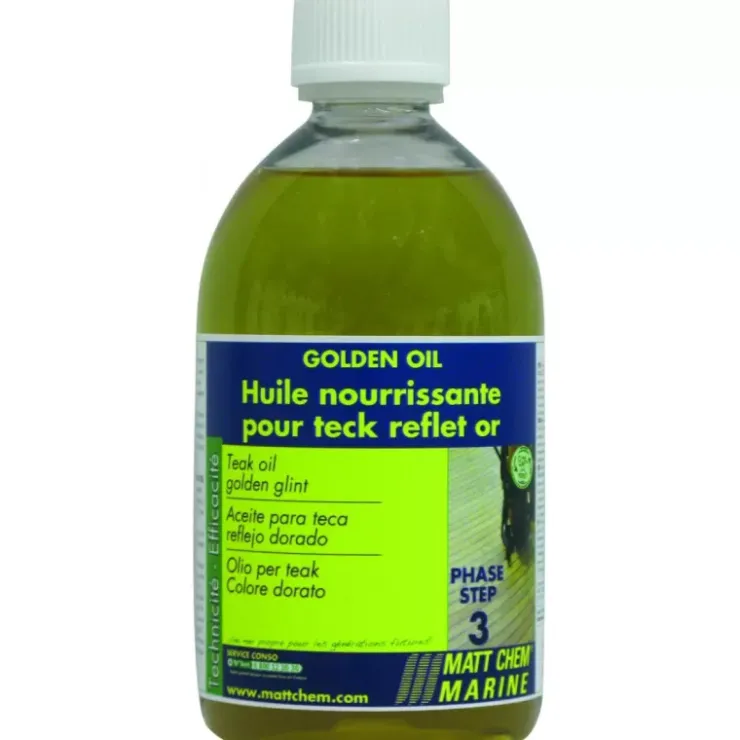 New Matt Chem Marine MATT CHEM Golden Oil huile teck reflet or | phase 3