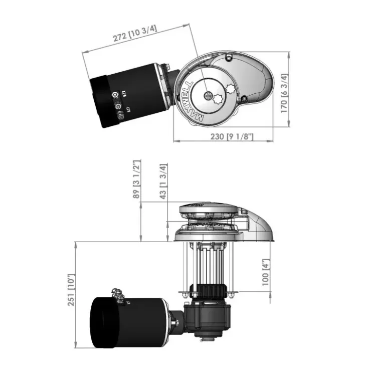 Sale MAXWELL Guindeau RC-10 12V | 1200W Barbotin 10 mm