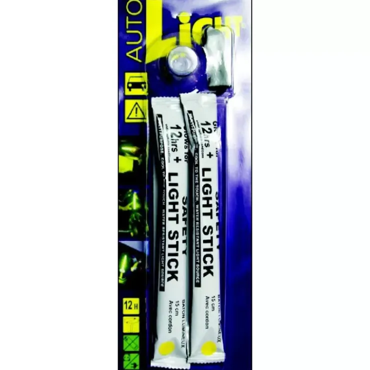 New Maitre Equipement ME Bâtons fluo de secours X2