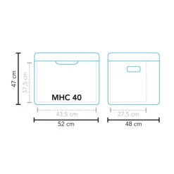 Best Mestic Cool box hybrid MHC-40 AC/DC
