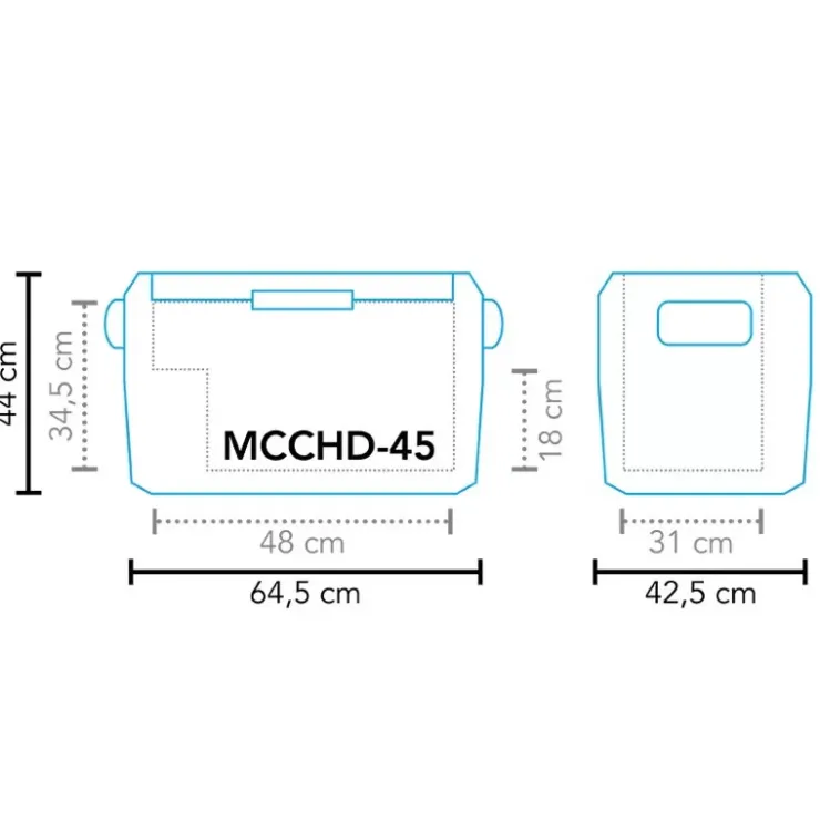 Clearance Mestic Cool Box MCCHD-45 AC/DC