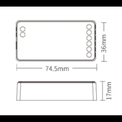 New MiBOXER Contrôleur RGBW LED avec télécommande tactile 12 / 24V