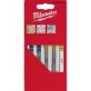 Sale Milwaukee Kit lames de scie sauteuse | métal, bois et PVC
