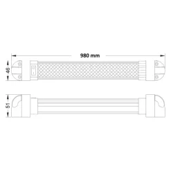 Best ML LINARD ML Réglette Rotaled 2400