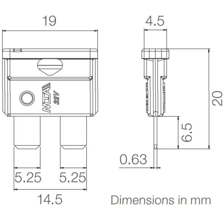 Sale MTA Boîte de 80 fusibles uniVAL | ATO Standard