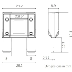 Discount MTA Porte fusible enfichable étanche | maxiVAL