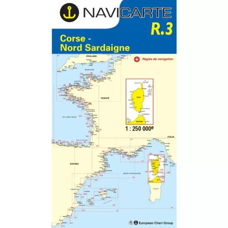 Outlet Navicarte Routière Corse, Nord-Sardaigne R3