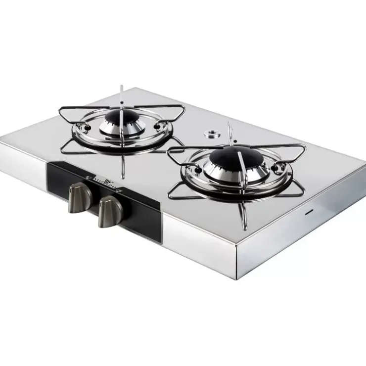NavyLoad NAVY LOAD Réchaud inox 2 feux | à poser | 440 x 290 mm