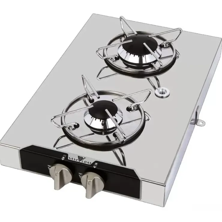 NavyLoad NAVY LOAD Réchaud inox 2 feux | à poser | 440 x 290 mm