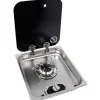 Hot NavyLoad NAVY LOAD Réchaud inox 1 feu | à couvercle | 352 x 322 mm