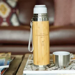 Northcore Thermos® bambou en acier 360 ml avec mug