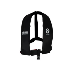 Discount Ocean Safety Gilet gonflable Automatique XF 170 N | Noir Pavillon Bretagne ou Corse