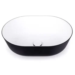 Outlet Ocritech Lavabo ovale à poser bicolore