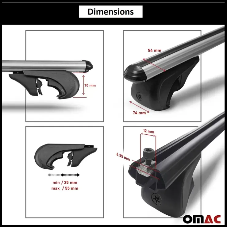 Discount OMAC Barres de toit Boldbar Ford Custom 1