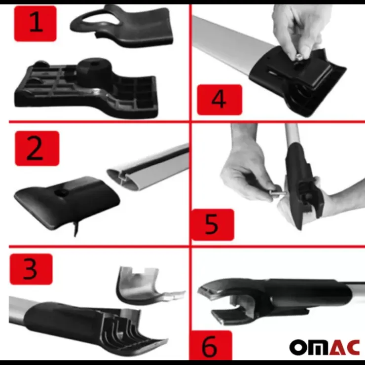 Best OMAC Barres de toit Elegance | Trafic