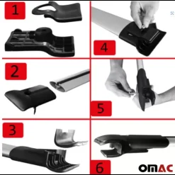 New OMAC Barres de toit Elegance Stellantis | Jumpy/Expert/Proace
