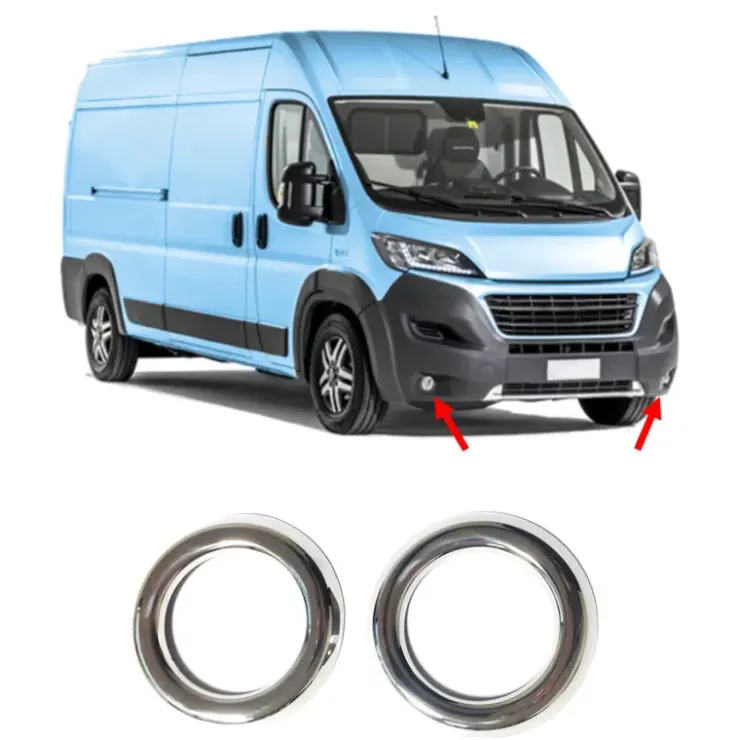 Discount OMAC Cerclage feux antibrouillard AV Inox Ducato X290