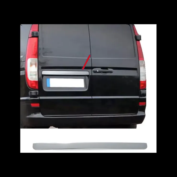 Sale OMAC Couvre éclairage de plaque double porte inox MB Vito W639