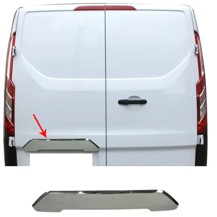 OMAC Couvre éclairage double porte inox Ford Custom