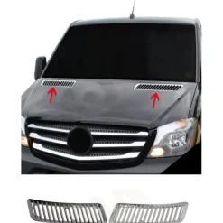 Sale OMAC Grille capot moteur Inox MB Sprinter Sprinter 2 et Crafter 1